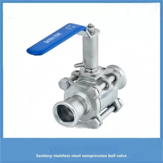 Manual sanitary stainless steel clamp ball valve