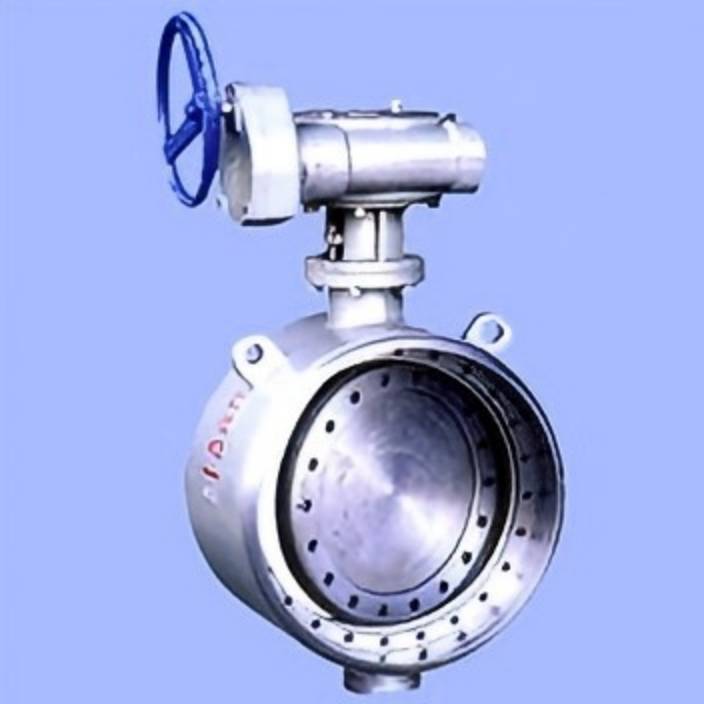Welded butterfly valve