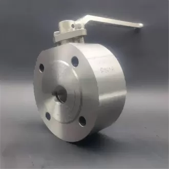 Thin titanium ball valve