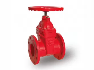 Fire flange dark rod gate valve