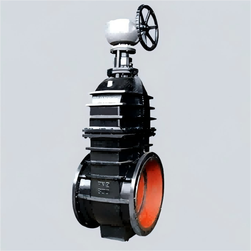 Manual gas gate valve