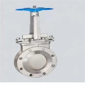 Manual clamping knife gate valve