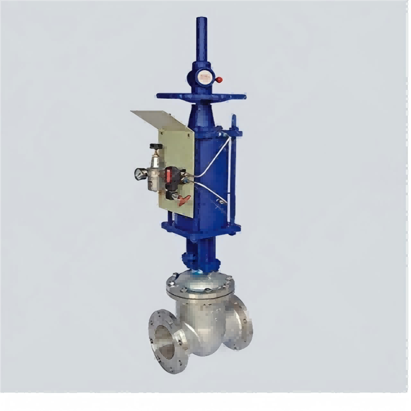 Pneumatic flange gate valve,flange gate valve,Pneumatic  gate valve,gate valve,