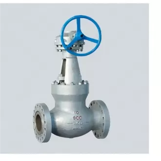 Self-sealing flanged globe valve