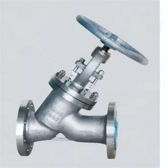 Y-type stop valve