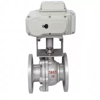 Electric floating ball valve