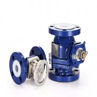 Fluorine lined ball valve
