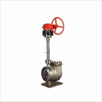 High performance low temperature side mounted butterfly valve