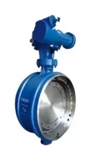 Bidirectional butt welding type hard seal butterfly valve