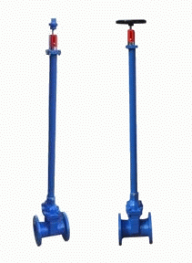 Direct buried elastic seat seal gate valve
