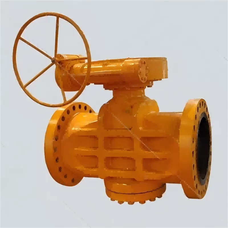 Inverted oil seal pressure balancing plug valve,Pressure balanced plug valve