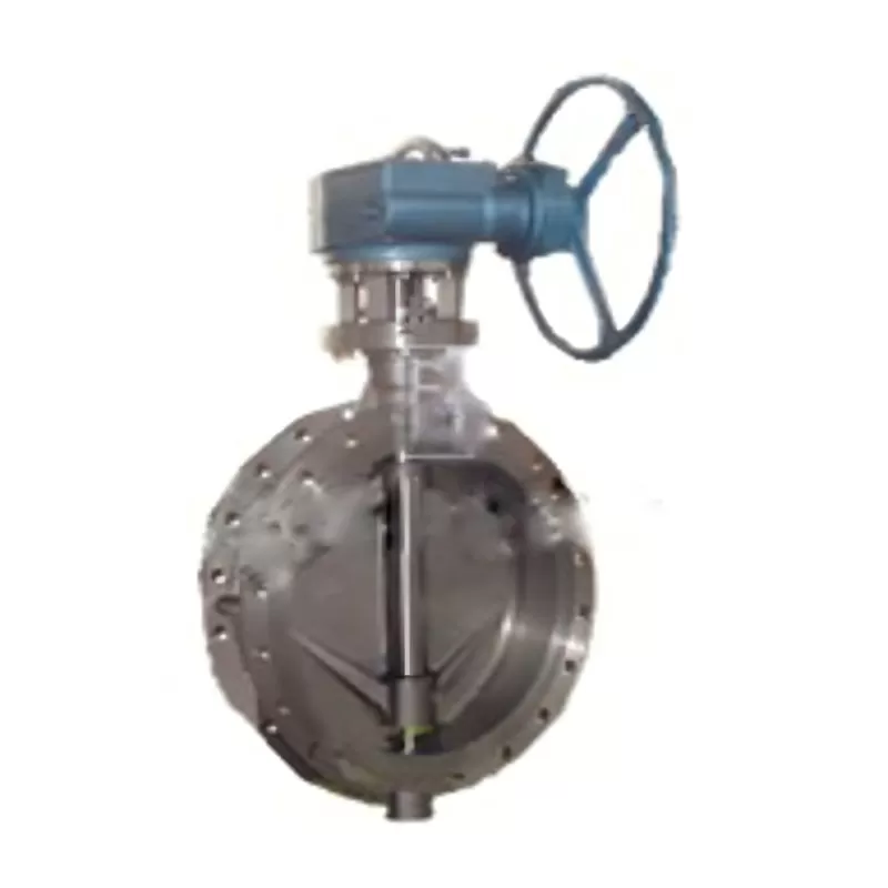 Turbine flange type titanium butterfly valve, flange type titanium butterfly valve, titanium butterfly valve