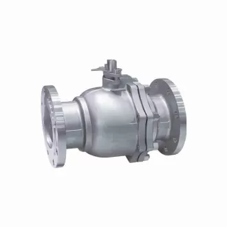 Two-piece floating flange ball valve,floating flange ball valve,flange ball valve, ball valve