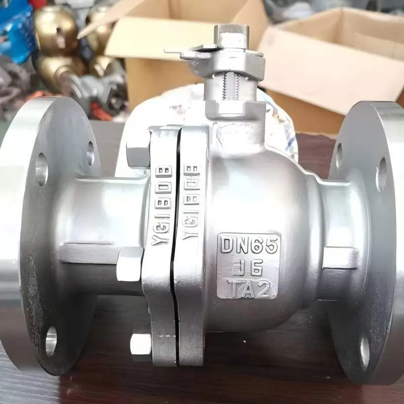 Titanium alloy ball valve, ball valve