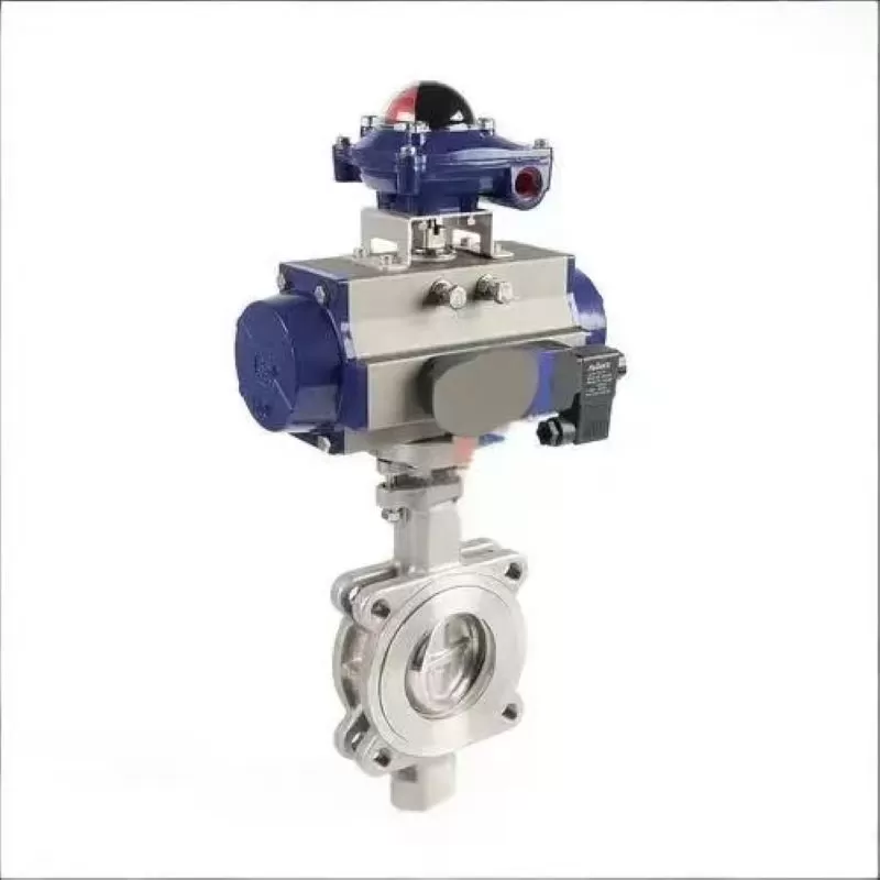 Pneumatic titanium butterfly valve, Titanium butterfly valve, butterfly valve
