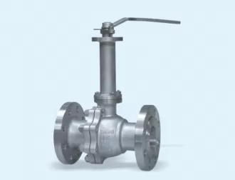 Low-temperature ball valve