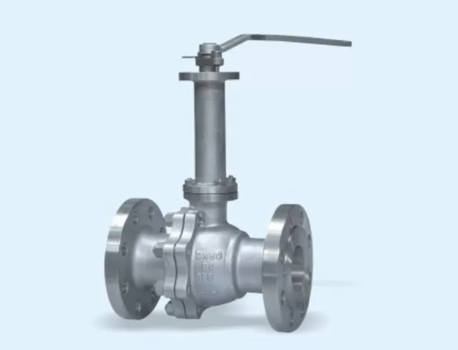 Low-temperature ball valve