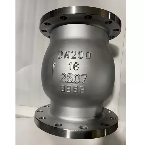 Double-ended stainless steel vertical check valve 2205-2507,check valve 2205-2507