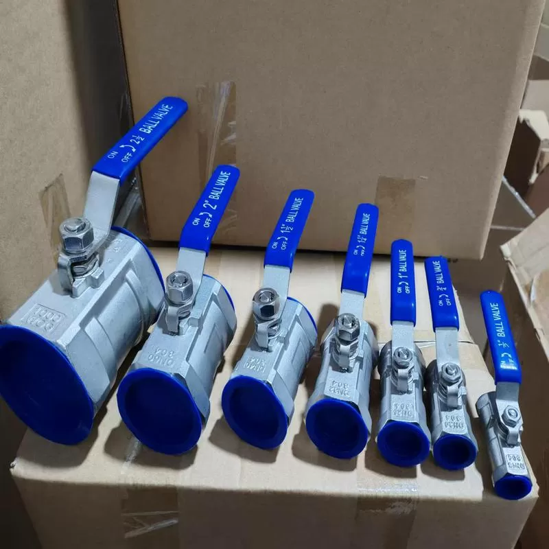 Q11F series one-piece 316L stainless steel /CF8M wire ball valve Q11F-16RL-DN65 PT(ZG)/RC internal thread connection nominal pressure 16bar