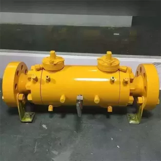 Double ball floating ball valve