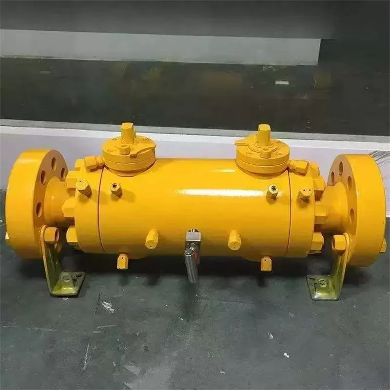 Double ball floating ball valve