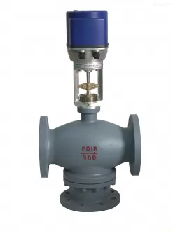 Electric three-way regulating valve